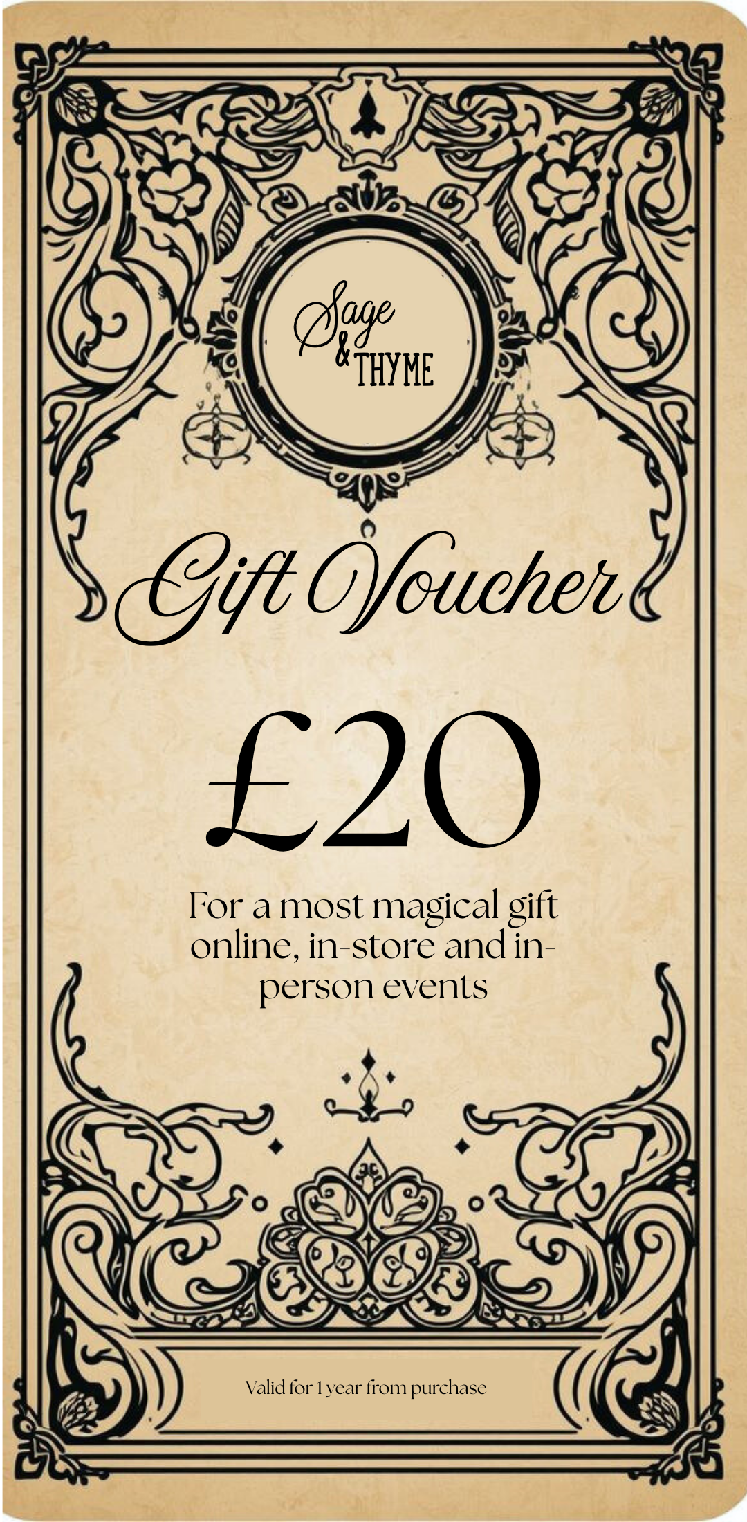 Sage & Thyme £20 Gift Card